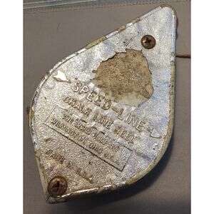 Vintage Irwin Speed-Line Chalk Line Reel - Metal Case - USA